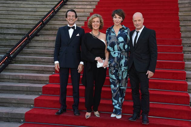 Hans Werner Meyer, Ilka Brecht, Julia Koschitz, Christian Berkel at the Opus Klassik 2021 at the Konzerthaus am Gendarmenmarkt in Berlin on 10 10 2021