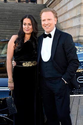 Daniel Hope with his wife Silvana at the Opus Klassik 2021 award ceremony in the Konzerthaus am Gendarmenmarkt Berlin, 10 10 2021 Foto:xF.xKernx xFuturexImage