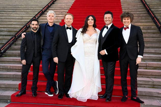 Pablo Ferrandez, Martin Fröst, Daniel Hope, Sonya Yoncheva, Piotr Beczala and Augustin Hadelich at the Opus Klassik 2021 award ceremony in the Konzerthaus am Gendarmenmarkt Berlin, 10 10 2021 Foto:xF.xKernx xFuturexImage
