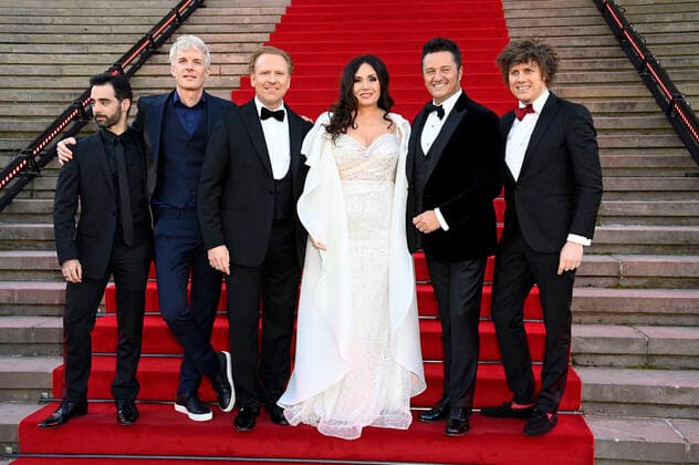 Pablo Ferrandez, Martin Fröst, Daniel Hope, Sonya Yoncheva, Piotr Beczala and Augustin Hadelich at the Opus Klassik 2021 award ceremony in the Konzerthaus am Gendarmenmarkt Berlin, 10 10 2021 Foto:xF.xKernx xFuturexImage
