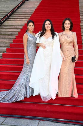 Fatma Said, Sonya Yoncheva and Desiree Nosbusch at the Opus Klassik 2021 award ceremony at the Konzerthaus am Gendarmenmarkt Berlin, 10 10 2021 Foto:xF.xKernx xFuturexImage