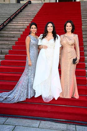 Fatma Said, Sonya Yoncheva and Desiree Nosbusch at the Opus Klassik 2021 award ceremony at the Konzerthaus am Gendarmenmarkt Berlin, 10 10 2021 Foto:xF.xKernx xFuturexImage