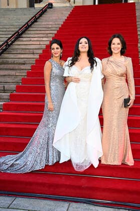Fatma Said, Sonya Yoncheva and Desiree Nosbusch at the Opus Klassik 2021 award ceremony at the Konzerthaus am Gendarmenmarkt Berlin, 10 10 2021 Foto:xF.xKernx xFuturexImage
