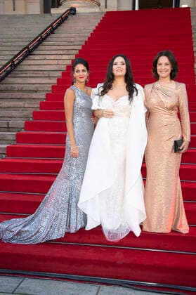 Fatma Said, Sonya Yoncheva and Desiree Nosbusch at the Opus Klassik 2021 award ceremony at the Konzerthaus am Gendarmenmarkt Berlin, 10 10 2021 Foto:xF.xKernx xFuturexImage