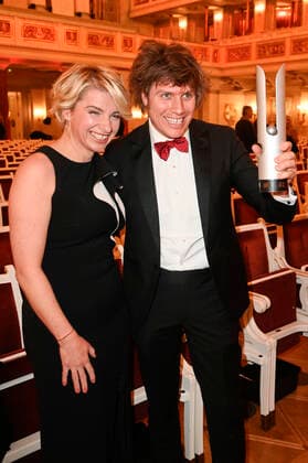 Sabine Heinrich and Joolz Gale at the Opus Klassik 2021 award ceremony in the Konzerthaus am Gendarmenmarkt Berlin, 10 10 2021 Foto:xF.xKernx xFuturexImage