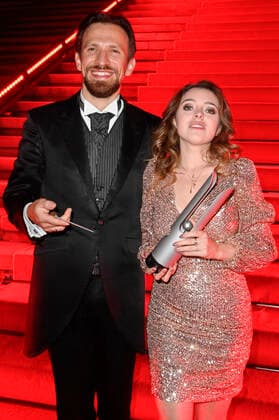 Cornelius Meister and Lucienne Renaudin Vary at the Opus Klassik 2021 award ceremony at the Konzerthaus am Gendarmenmarkt Berlin, 10 10 2021 Foto:xF.xKernx xFuturexImage