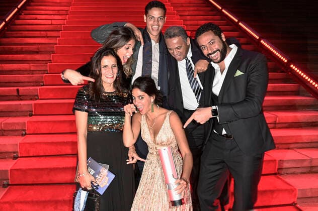 Fatma Said with family members Nivert, Aischa, Achmed, Hassan and Marouan at the Opus Klassik 2021 award ceremony at the Konzerthaus am Gendarmenmarkt Berlin, 10 10 2021 Foto:xF.xKernx xFuturexImage