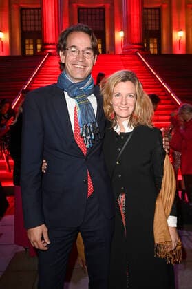 Prof Dr Sebastian Nordmann with wife Sophia at the award ceremony of the Opus Klassik 2021 in the Konzerthaus am Gendarmenmarkt Berlin, 10 10 2021 Foto:xF.xKernx xFuturexImage