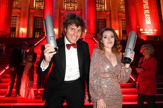 Joolz Gale and Lucienne Renaudin Vary at the Opus Klassik 2021 award ceremony at the Konzerthaus am Gendarmenmarkt Berlin, 10 10 2021 Foto:xF.xKernx xFuturexImage