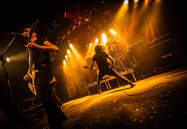Deville Malmo, Sweden. 08th, October 2021. The Swedish stoner rock band Deville performs a live concert at Kulturbolaget in Malmoe. Malm? Sweden  Copyright: xGonzalesxPhoto JoexMillerx
