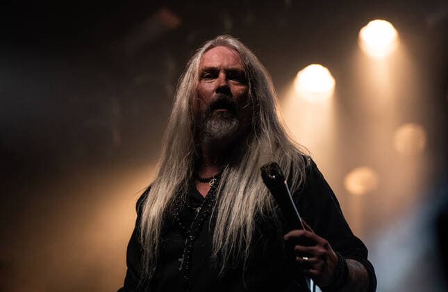 Grand Rezerva Malmo, Sweden. 08th, October 2021. The Swedish rock band Grand Rezerva performs a live concert at Kulturbolaget in Malmoe. Here vocalist Michael C. Svensson is seen live on stage. Malm? Sweden  Copyright: xGonzalesxPhoto JoexMillerx