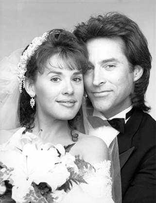 DAYS OF OUR LIVES, from left: Staci Greason, Drake Hogestyn, (1992), 1965- . ?NBC Courtesy Everett Collection Ref:TBDDAOF NB017 PUBLICATIONXNOTxINxCANxCHNxFRAxITAxJPNxNORxPOLxRUSxESPxUKxUSA Copyright: xx TBDDAOF NB017