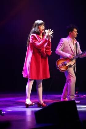 October 13, 2021, Brooklyn, New York, USA: Mon Laferte is a Chilean singer-songwriter based in Mexico. Tonight she presented her new album called Six and also sang all her famous songs.  Copyright: xJosexFranciscox