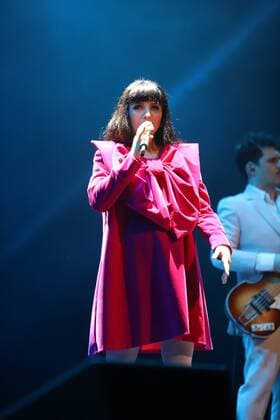 October 13, 2021, Brooklyn, New York, USA: Mon Laferte is a Chilean singer-songwriter based in Mexico. Tonight she presented her new album called Six and also sang all her famous songs.  Copyright: xJosexFranciscox