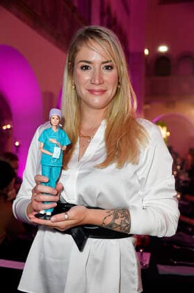 Franziska Böhler at the presentation of the 4 Iconista Award 2021 at the Stadtbad Oderberger Berlin, 14 10 2021 Foto:xN.xKubelkax xFuturexImage