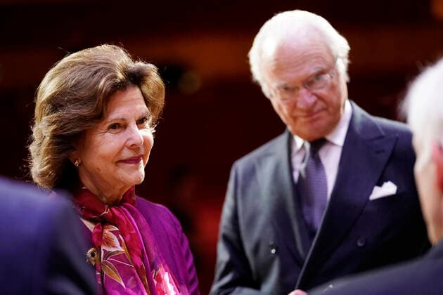 Queen Silvia and King Carl Gustaf attend the inauguration of Gothenburg Symphony Orchestra s new concert hall organ in the Gothenburg Concert Hall in Sweden, on Oct 15, 2021 GOTHENBURG SWEDEN x9200x,  Copyright: xBjörnxLarssonxRosvall TTx GOTHENBURG SYMPHONY ORCHESTRA