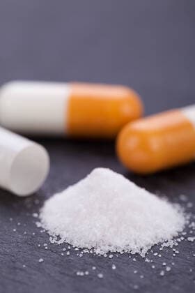 medicine pills white macro closeup detail pharmacy medical drug Copyright: xx 10437558