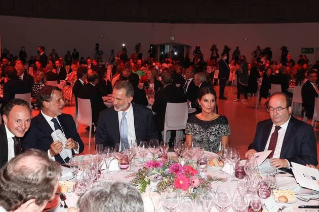 Kings Spain Felipe VI,Queen Letizia durining 70th edition of Planeta awards 2021 in Barcelona on Friday, 15 October 2021 Cordon Press