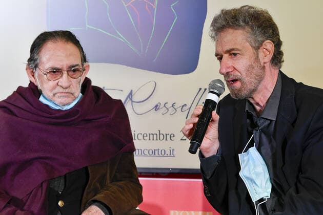 Renzo Rossellini and Roberto Petrocchi during the Press conference for the presentation of Roberto Rossellini International Award at Spazio Roma Lazio Film Commission Oct 15th 2021  Copyright: xFrancescoxNatarellix xIPAx xx 0