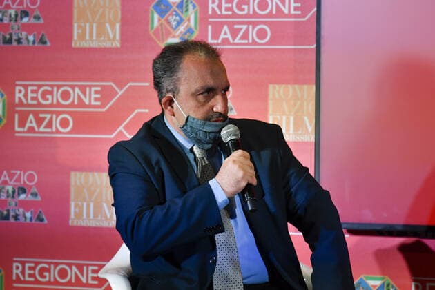 Alessandro Germani during the Press conference for the presentation of Roberto Rossellini International Award at Spazio Roma Lazio Film Commission Oct 15th 2021  Copyright: xFrancescoxNatarellix xIPAx xx 0