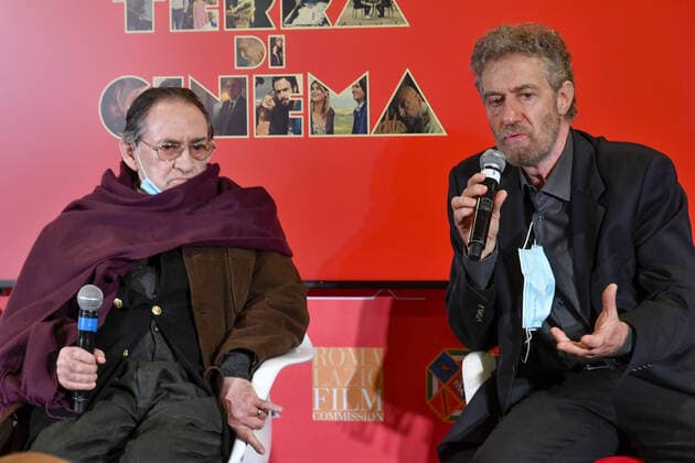 Renzo Rossellini and Roberto Petrocchi during the Press conference for the presentation of Roberto Rossellini International Award at Spazio Roma Lazio Film Commission Oct 15th 2021  Copyright: xFrancescoxNatarellix xIPAx xx 0
