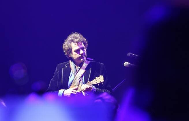 SEMI-EXCLUSIF: Repetition au grand rex de Vladimir Cosma en presence de Matthieu Chedid CELEBRITIES: Vladimir Cosma au grand rex - Paris - 15 10 2021 JonathanRebboah Panoramic  PESRK24022012