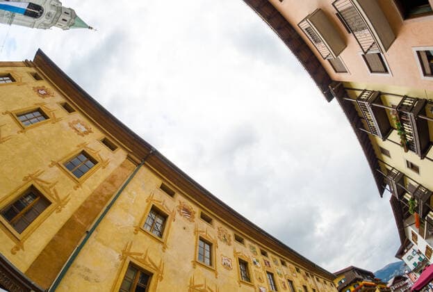CORTINA, ITALY - JUN 14: People walk in city streets, June 14, 2012 in Cortina. The city is one of the most famous dolomites destination in Italy. Copyright: xx 15506358