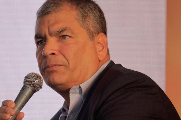 Rafael Correa Delgado, Former President Of Ecuador, Present At The International Book Fair In Mexico City Rafael Correa Delgado, former president of Ecuador (2007-2017), during his participation in the International Book Fair Zocalo Mexico City, as part of the Forum Perspectives of integration of the American continent. Mexico City Mexico vieyra-notitle211016_np2cS  Copyright: xGerardoxVieyrax