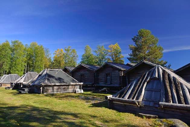  Lappstaden (Stadt für Sami), Arvidsjaur, Lappland, Schweden2 *** Lappstaden town for Sami , Arvidsjaur, Lapland, Sweden2 Copyright: imageBROKER/K.xLoos ibllka05225423.jpg