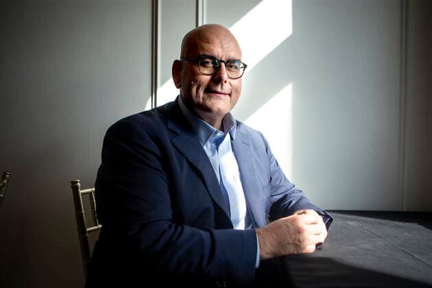 October 17, 2021, Toronto, on, Canada: Ontario Liberal Party Leader Steven Del Duca poses for a photo after delivering remarks at the party s AGM in Toronto, Sunday, Oct. 17, 2021. Toronto Canada  - ZUMAc35_ 20211017_zaf_c35_029 Copyright: xChrisxYoungx