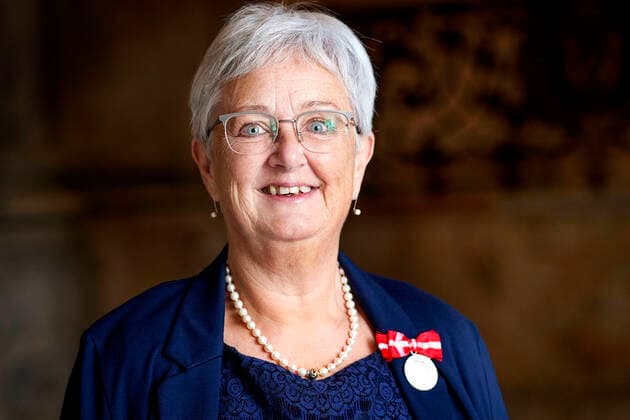 Day care worker in Esbjerg Municipality May Brit Hebsgaard, thanked for the Medal of Merit at Audie Day care worker in Esbjerg Municipality, at the audience at Christians Castle on Monday 18 October 2021, Copenhagen  Copyright: KeldxNavntoft KeldxNavntoftx COP101 spdk20211018-152117-L
