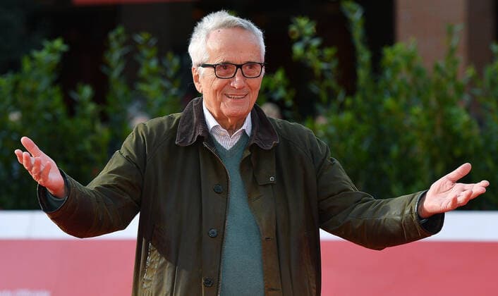 Filmfest Rom, Marco Bellocchio auf dem roten Teppich October 18, 2021, ROME: Italian director Marco Bellocchio poses on the red carpet at the 16th annual Rome International Film Festival, in Rome, Italy, 18 October 2021. The film festival runs from 14 to 24 October. ANSA ETTORE FERRARI. ROME  - ZUMAa110 20211018_zaf_a110_052 Copyright: xEttorexFerrarix