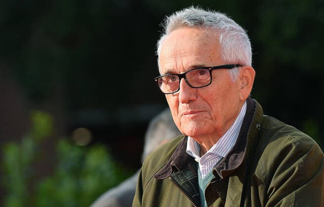 Filmfest Rom, Marco Bellocchio auf dem roten Teppich October 18, 2021, ROME: Italian director Marco Bellocchio poses on the red carpet at the 16th annual Rome International Film Festival, in Rome, Italy, 18 October 2021. The film festival runs from 14 to 24 October. ANSA ETTORE FERRARI. ROME - ZUMAa110 20211018_zaf_a110_053 Copyright: xEttorexFerrarix