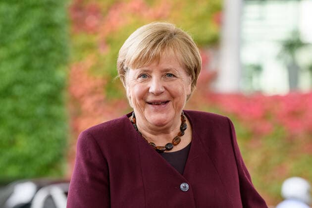 Berlin GER, Berlin, 18 10 21, Mary May Simon with German Chancellor Angela Merkel German Chancellor Angela Merkel , pictured welcoming Governor General of Canada Mary May Simon by BKin Dr Angela Merkel, 18 10 2021, Copyright: xEibner-Pressefotox EP_EER