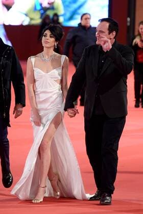 Roma Cinema Fest 2021, Film Fest, Quentin Tarantino Red Carpet. In the photo: Quentin Tarantino with his wife Daniela Pick  Copyright: xMaurizioxD Avanzox xIPAx xDxAvanzo Provvisionatox