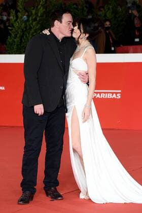 Roma Cinema Fest 2021, Film Fest, Quentin Tarantino Red Carpet. In the photo: Quentin Tarantino with his wife Daniela Pick  Copyright: xMaurizioxD Avanzox xIPAx xDxAvanzo Provvisionatox