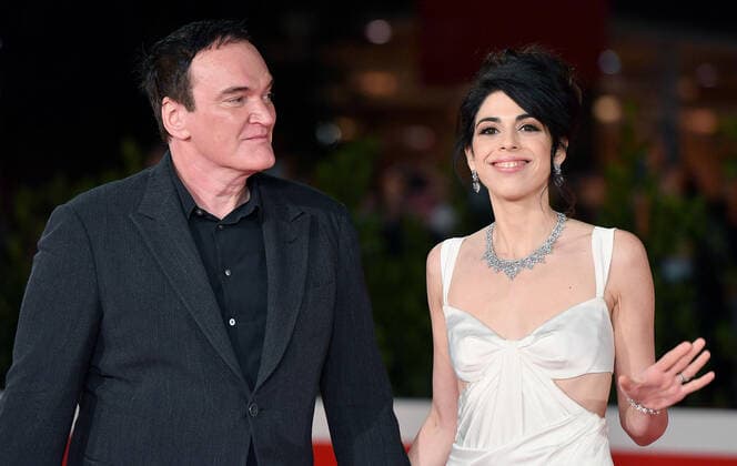 October 19, 2021, ROME: US director Quentin Tarantino and his wife Daniella Pick (R) pose on the red carpet at the 16th annual Rome International Film Festival, in Rome, Italy, 19 October 2021. The film festival runs from 14 to 24 October. ANSA ETTORE FERRARI. ROME  - ZUMAa110 20211019_zaf_a110_049 Copyright: xEttorexFerrarix