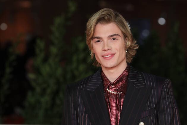 Roma Cinema Fest 2021, Film Fest, Red carpet of the film Crazy for football . In the photo: Simone Baldasseroni (Biondo) in Dolce and Gabbana  Copyright: xMarcoxProvvisionatox xIPAx xDxAvanzo Provvisionatox