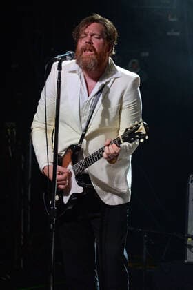 FORT LAUDERDALE FL - OCTOBER 19: Vigilante Carlstroem of The Hives performs at Revolution Live on October 19, 2021 in Fort Lauderdale, Florida. Copyright: xmpi04x