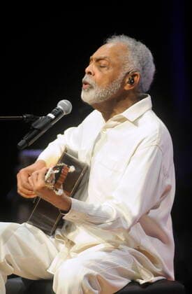 Der ehemalige brasilianische Kulturminister und Sänger Gilberto Gil 2021 in der Essener Philharmonie. Former Brazilian secretary of cultural affairs and singer Gilberto Gil at the Philharmonie Essen 2021. Essen NRW DEU;DE;GERMANY;DEUTSCHLAND;ALLEMAGNE