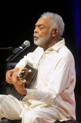 Der ehemalige brasilianische Kulturminister und Sänger Gilberto Gil 2021 in der Essener Philharmonie. Former Brazilian secretary of cultural affairs and singer Gilberto Gil at the Philharmonie Essen 2021. Essen NRW DEU;DE;GERMANY;DEUTSCHLAND;ALLEMAGNE