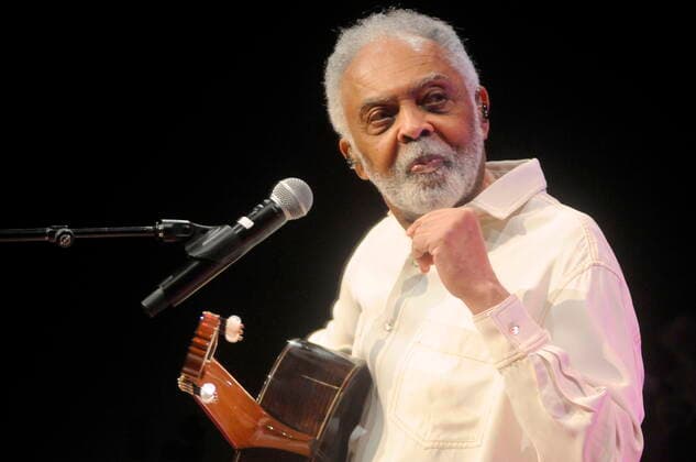 Der ehemalige brasilianische Kulturminister und Sänger Gilberto Gil 2021 in der Essener Philharmonie. Former Brazilian secretary of cultural affairs and singer Gilberto Gil at the Philharmonie Essen 2021. Essen NRW DEU;DE;GERMANY;DEUTSCHLAND;ALLEMAGNE