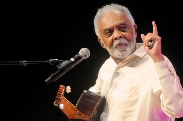 Der ehemalige brasilianische Kulturminister und Sänger Gilberto Gil 2021 in der Essener Philharmonie. Former Brazilian secretary of cultural affairs and singer Gilberto Gil at the Philharmonie Essen 2021. Essen NRW DEU;DE;GERMANY;DEUTSCHLAND;ALLEMAGNE