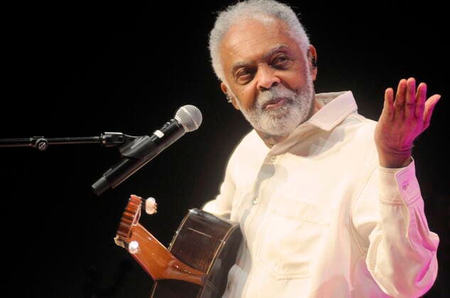 Der ehemalige brasilianische Kulturminister und Sänger Gilberto Gil 2021 in der Essener Philharmonie. Former Brazilian secretary of cultural affairs and singer Gilberto Gil at the Philharmonie Essen 2021. Essen NRW DEU;DE;GERMANY;DEUTSCHLAND;ALLEMAGNE