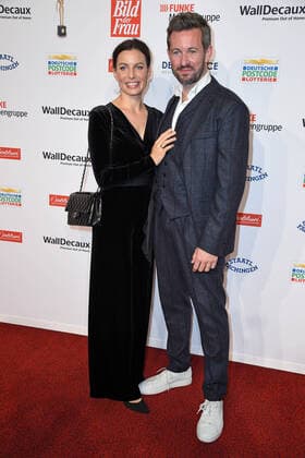 Jan Hartmann with wife Julia Hartmann at the award ceremony of the Golden Picture of the Woman at the Stage Theater Neue Flora in Hamburg on 20 10 2021