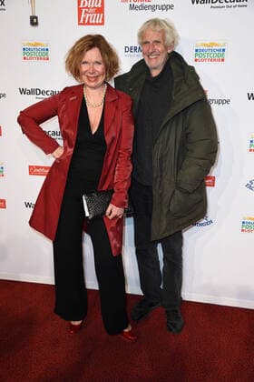 Marion Kracht, Mathieu Carriere at the award ceremony of the Golden Picture of the Woman at the Stage Theater Neue Flora in Hamburg on 20 10 2021