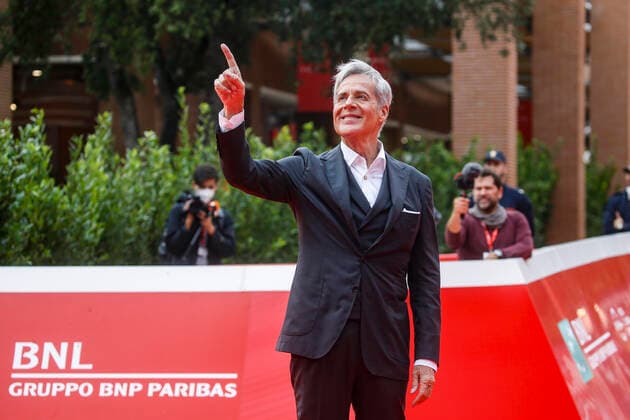 October 22, 2021, ROME, ITALY: Italian singer, Claudio Baglioni, arrives at the 16th annual Rome International Film Festival, in Rome, Italy, 22 October 2021. The Festa del Cinema di Roma runs from 14 to 24 October. ANSA FABIO FRUSTACI ROME ITALY  - ZUMAa110 20211022_zaf_a110_088 Copyright: xFabioxFrustacix