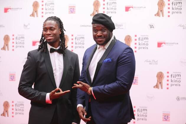 22 10 2021 Offenbach, Capirol 32 Hessian Film and Cinema Award Eugene Kwaku Asante Boateng is an actor, choreographer, dancer and model with Prince Kuhlmann actor emspor, DFL regulations prohibit any use of photographs as image sequences and or quasi video HP