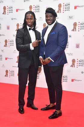 Eugene Boateng and Prince Kuhlmann at the 32 Hessian Film and Cinema Awards at the Capitol Theater Offenbach, 22 10 2021 Foto:xN.xKubelkax xFuturexImage