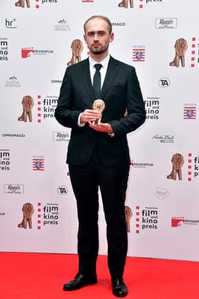 Aliaksei Paluyan at the 32 Hessian Film and Cinema Awards at the Capitol Theater Offenbach, 22 10 2021 Foto:xN.xKubelkax xFuturexImage